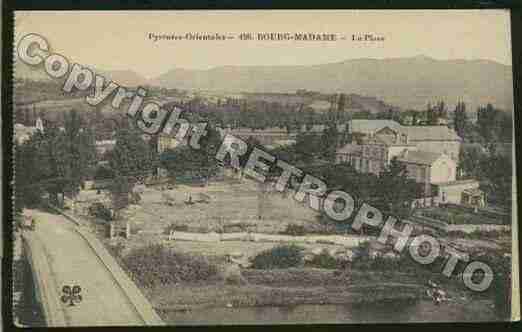 Ville de BOURGMADAME Carte postale ancienne