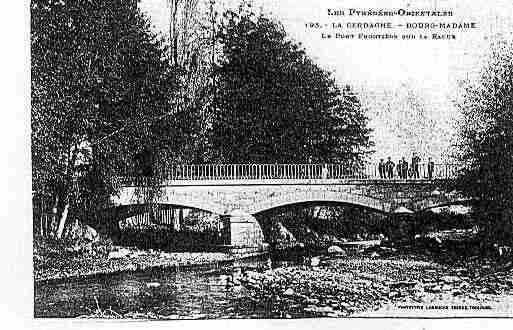 Ville de BOURGMADAME Carte postale ancienne