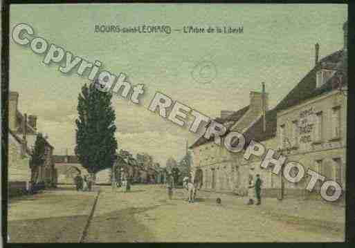 Ville de BOURGSAINTLEONARD(LE) Carte postale ancienne