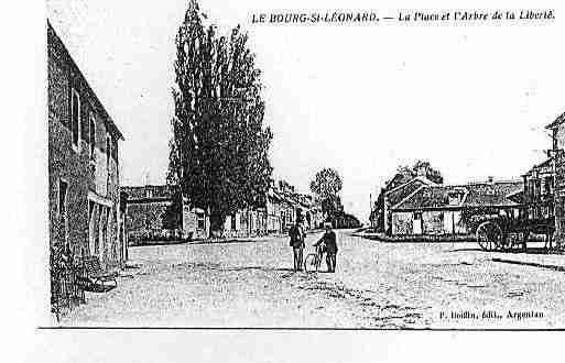 Ville de BOURGSAINTLEONARD(LE) Carte postale ancienne