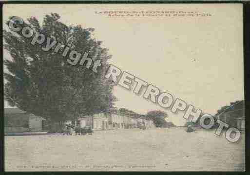 Ville de BOURGSAINTLEONARD(LE) Carte postale ancienne