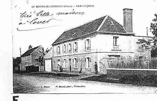 Ville de BOURGSAINTLEONARD(LE) Carte postale ancienne