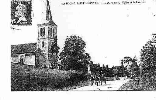 Ville de BOURGSAINTLEONARD(LE) Carte postale ancienne