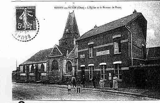 Ville de BOURYENVEXIN Carte postale ancienne Ville de BOURYENVEXIN Carte postale ancienne