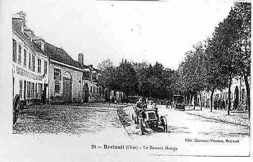 Ville de BRETEUIL Carte postale ancienne