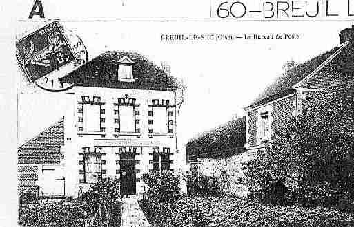 Ville de BREUILLESEC Carte postale ancienne