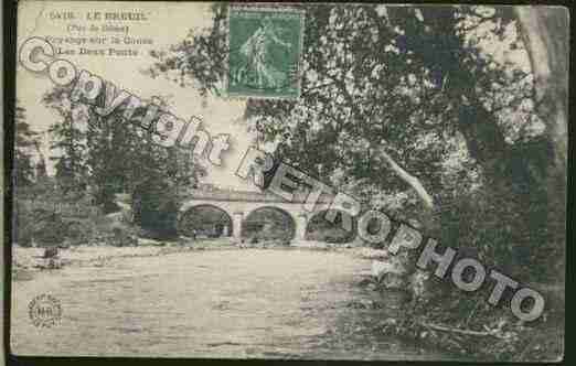 Ville de BREUILSURCOUZE(LE) Carte postale ancienne