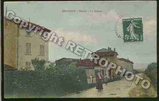 Ville de BRINDAS Carte postale ancienne