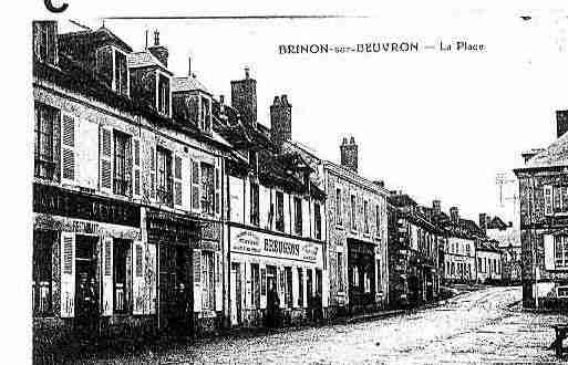 Ville de BRINONSURBEUVRON Carte postale ancienne