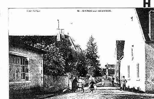 Ville de BRINONSURBEUVRON Carte postale ancienne