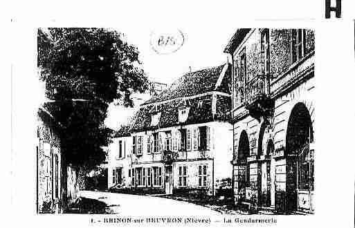 Ville de BRINONSURBEUVRON Carte postale ancienne