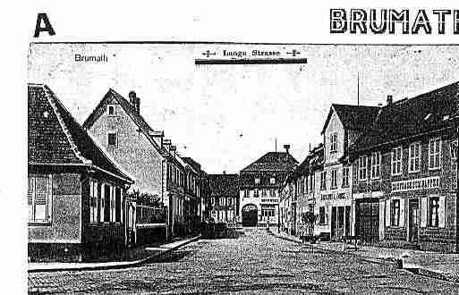 Ville de BRUMATH Carte postale ancienne