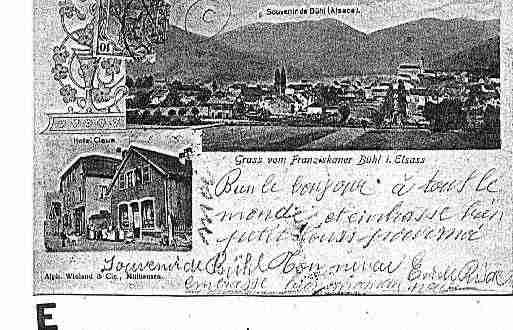 Ville de BUHL Carte postale ancienne