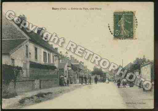 Ville de BURY Carte postale ancienne