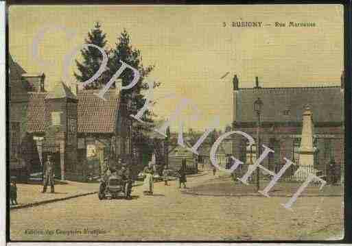 Ville de BUSIGNY Carte postale ancienne