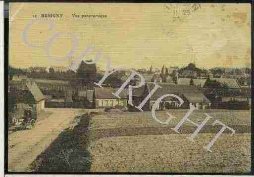 Ville de BUSIGNY Carte postale ancienne