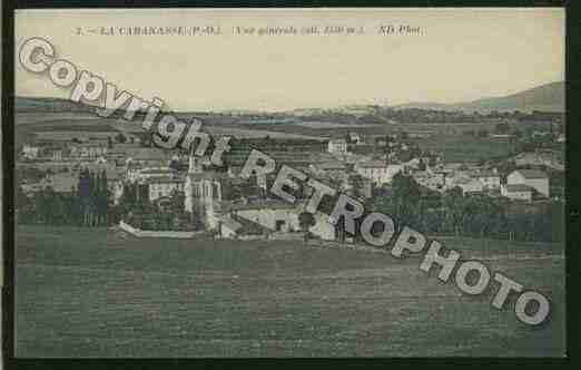 Ville de CABANASSE(LA) Carte postale ancienne Ville de CABANASSE(LA) Carte postale ancienne