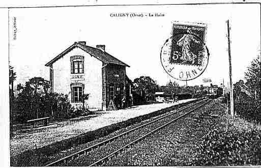 Ville de CALIGNY Carte postale ancienne