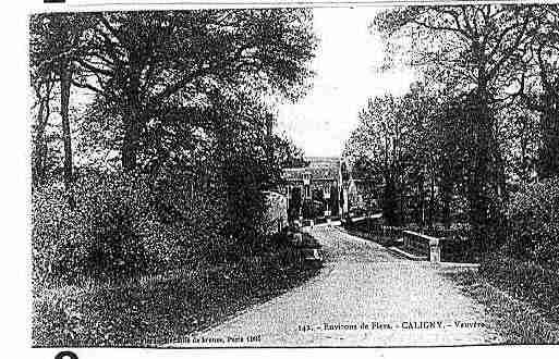 Ville de CALIGNY Carte postale ancienne