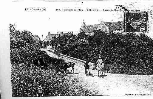 Ville de CALIGNY Carte postale ancienne