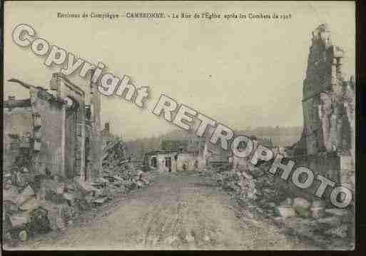 Ville de CAMBRONNELESRIBECOURT Carte postale ancienne