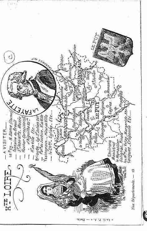 Ville de CARTEGEOGRAPHIQUE(LA) Carte postale ancienne