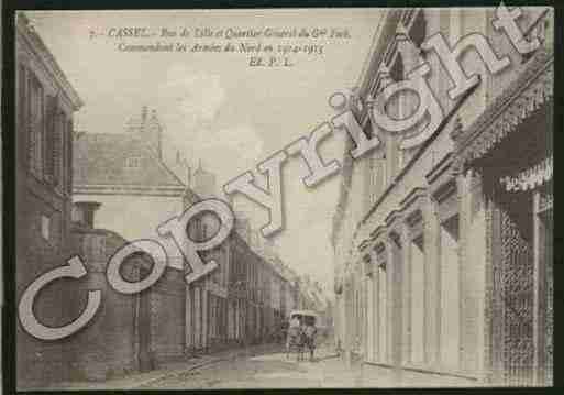 Ville de CASSEL Carte postale ancienne