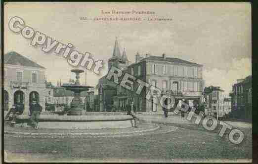 Ville de CASTELNAUMAGNOAC Carte postale ancienne