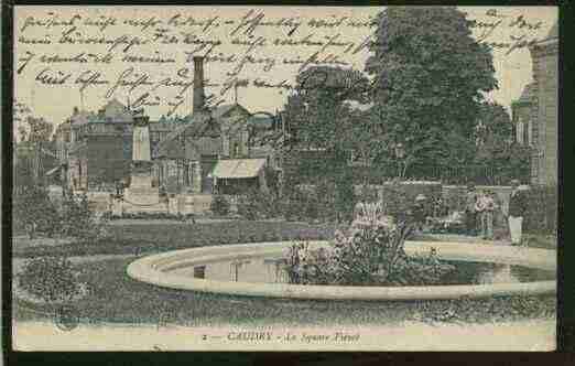 Ville de CAUDRY Carte postale ancienne