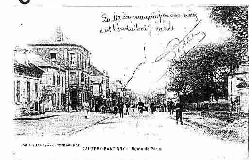 Ville de CAUFFRY Carte postale ancienne