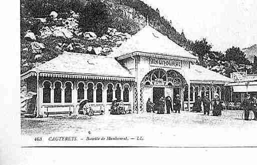 Ville de CAUTERETS Carte postale ancienne