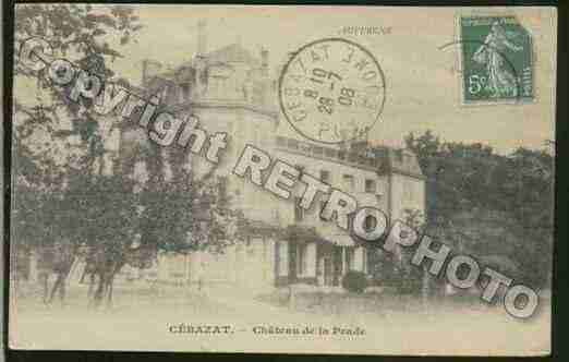 Ville de CEBAZAT Carte postale ancienne