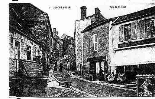 Ville de CERCYLATOUR Carte postale ancienne