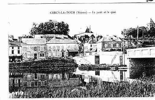 Ville de CERCYLATOUR Carte postale ancienne