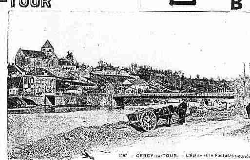 Ville de CERCYLATOUR Carte postale ancienne Ville de CERCYLATOUR Carte postale ancienne