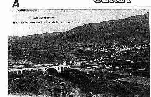 Ville de CERET Carte postale ancienne