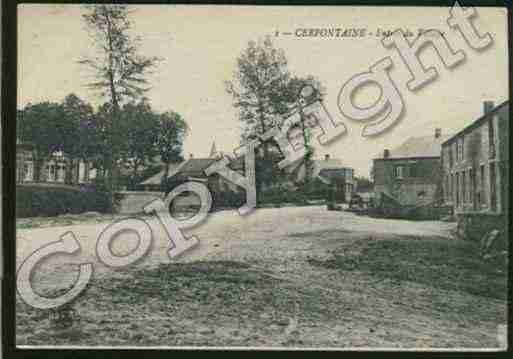 Ville de CERFONTAINE Carte postale ancienne