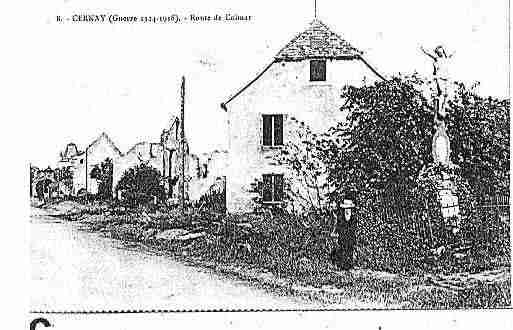 Ville de CERNAY Carte postale ancienne