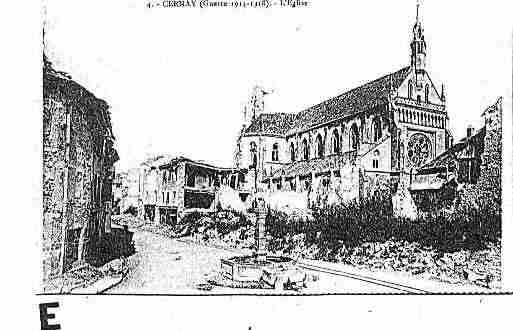 Ville de CERNAY Carte postale ancienne