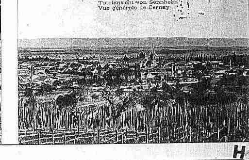 Ville de CERNAY Carte postale ancienne