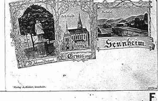 Ville de CERNAY Carte postale ancienne Ville de CERNAY Carte postale ancienne