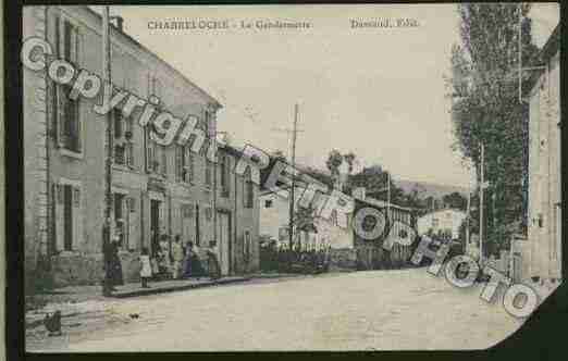 Ville de CHABRELOCHE Carte postale ancienne