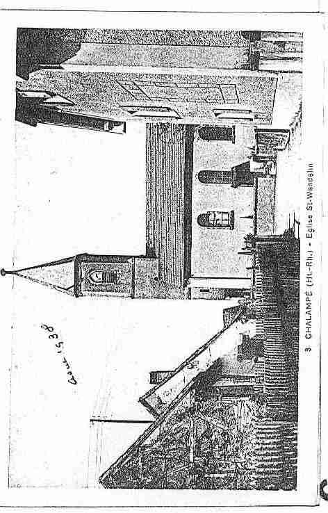 Ville de CHALAMPE Carte postale ancienne
