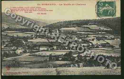 Ville de CHALAUX Carte postale ancienne