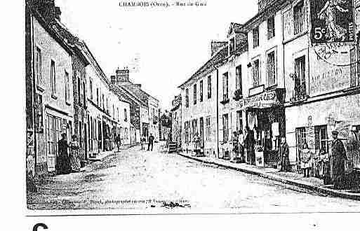 Ville de CHAMBOIS Carte postale ancienne