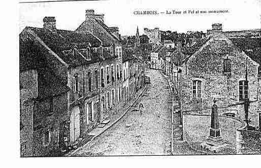 Ville de CHAMBOIS Carte postale ancienne