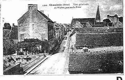 Ville de CHAMBOIS Carte postale ancienne