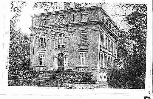 Ville de CHAMBOIS Carte postale ancienne