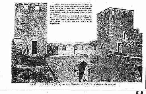 Ville de CHAMBOIS Carte postale ancienne