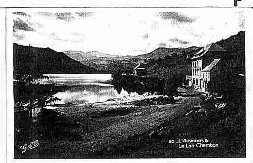 Ville de CHAMBONSURLAC Carte postale ancienne